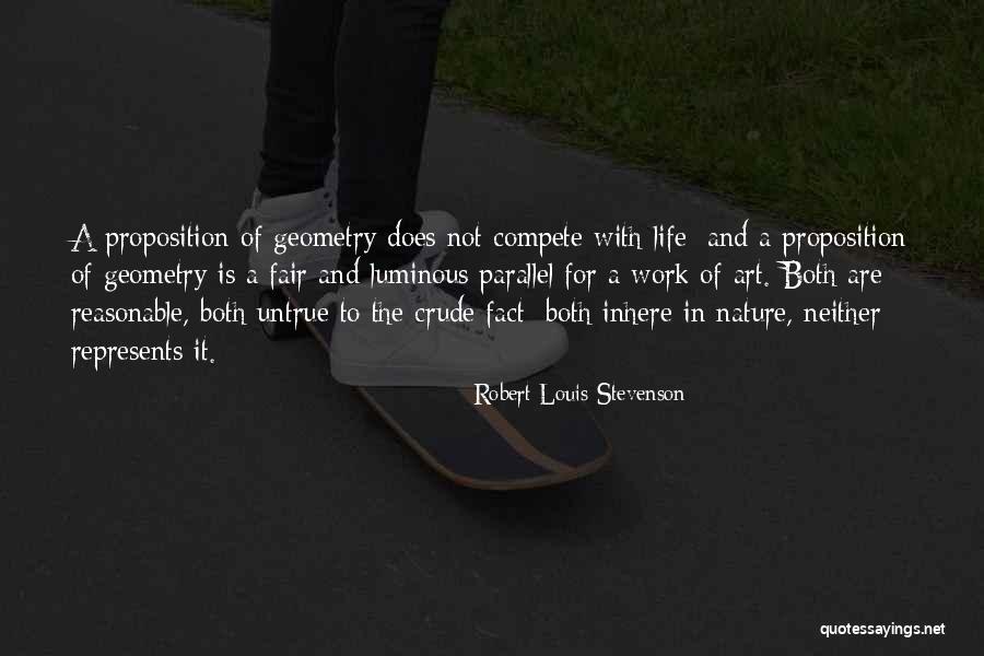 Proposition Quotes By Robert Louis Stevenson