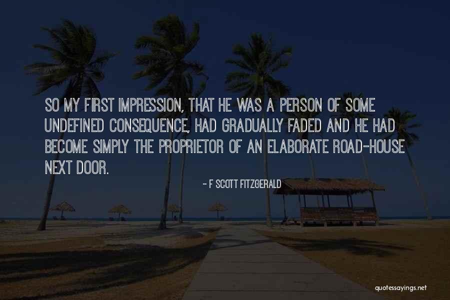 Proprietor Quotes By F Scott Fitzgerald