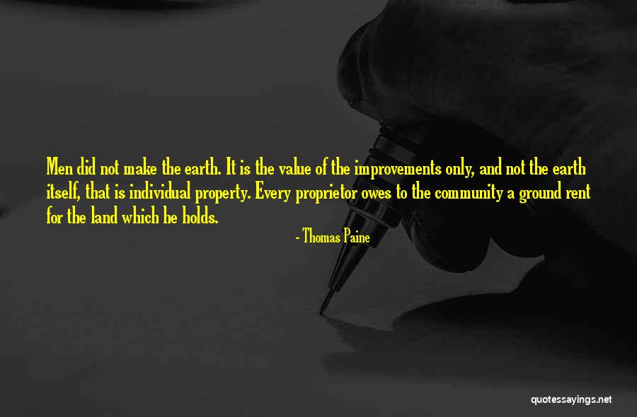 Proprietor Quotes By Thomas Paine