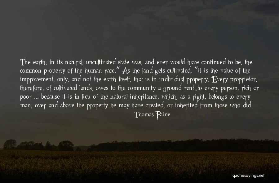 Proprietor Quotes By Thomas Paine