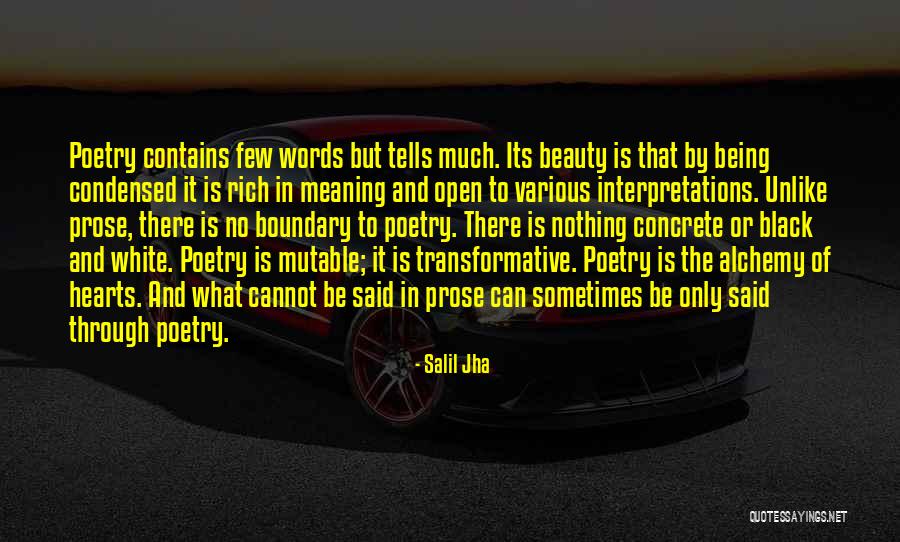 Prose And Poems Quotes By Salil Jha Prose And Poems Quotes By Salil Jha