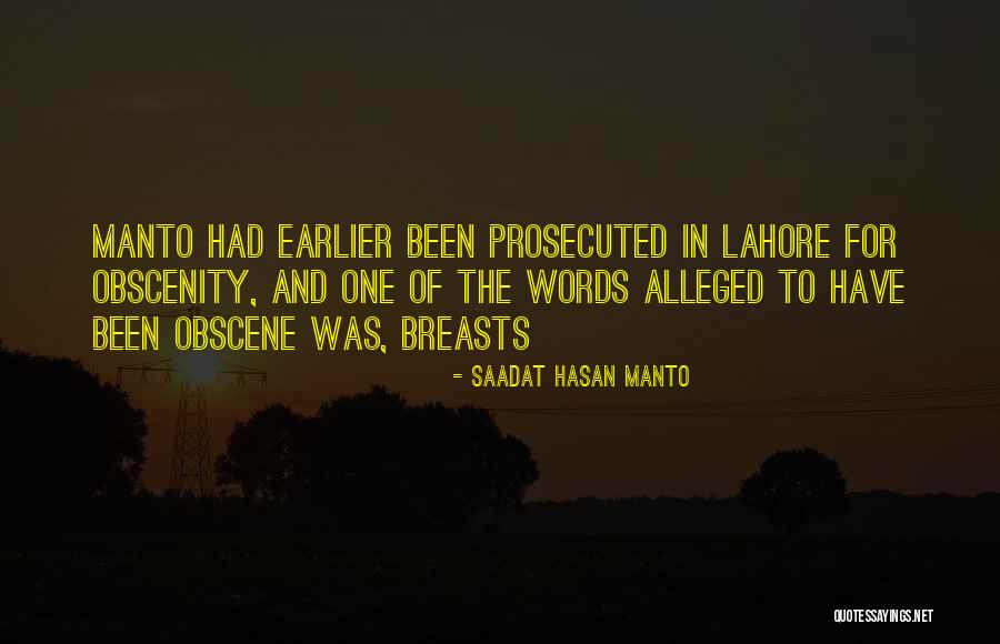 Prosecuted Quotes By Saadat Hasan Manto Prosecuted Quotes By Saadat Hasan Manto