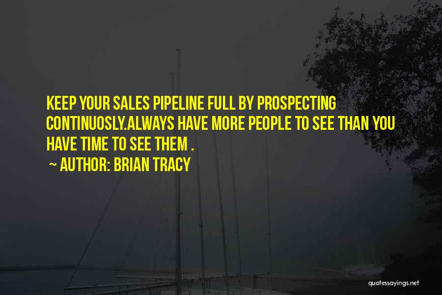Prospecting Sales Quotes By Brian Tracy