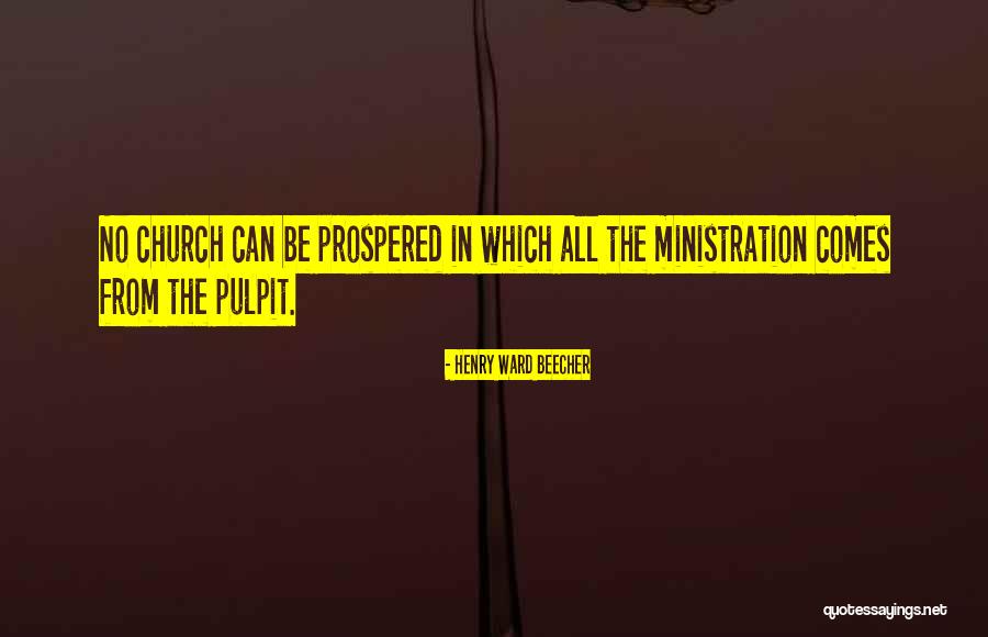 Prospered Quotes By Henry Ward Beecher Prospered Quotes By Henry Ward Beecher
