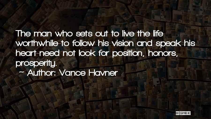 Prosperity Christian Quotes By Vance Havner