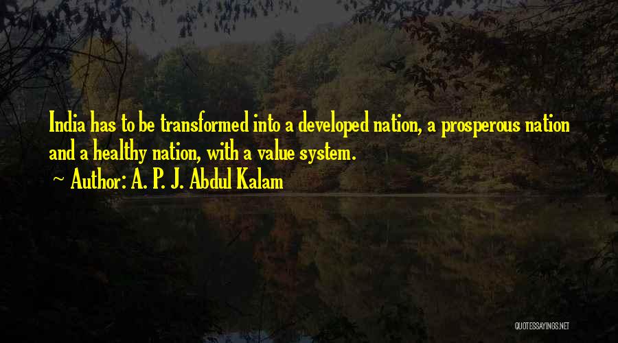 Prosperous Nation Quotes By A. P. J. Abdul Kalam