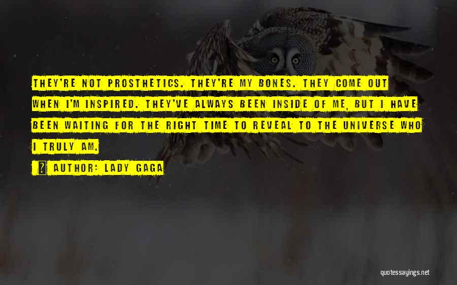 Prosthetics Quotes By Lady Gaga