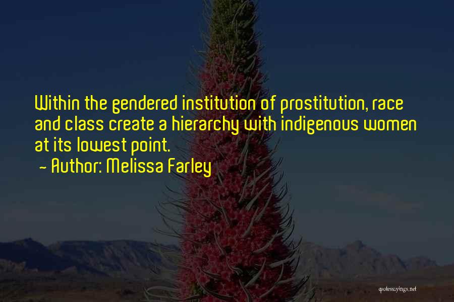 Prostitution Quotes By Melissa Farley