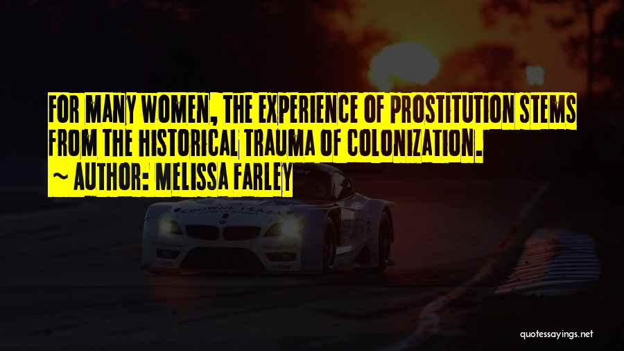 Prostitution Quotes By Melissa Farley