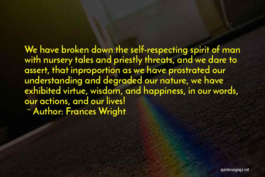 Prostrated Quotes By Frances Wright