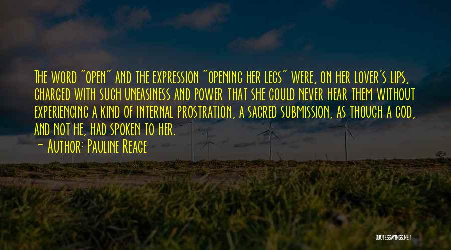 Prostration Quotes By Pauline Reage