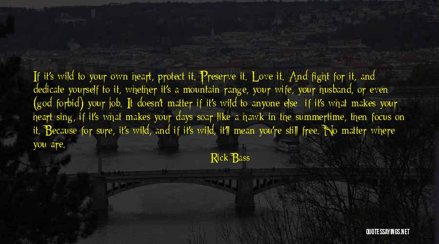 Protect Heart Quotes By Rick Bass