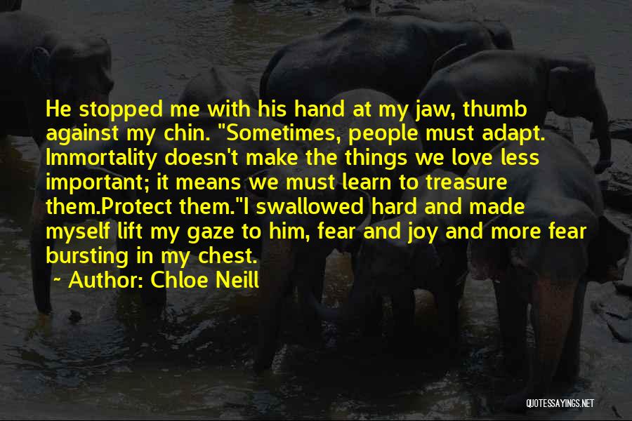 Protect Me Love Quotes By Chloe Neill