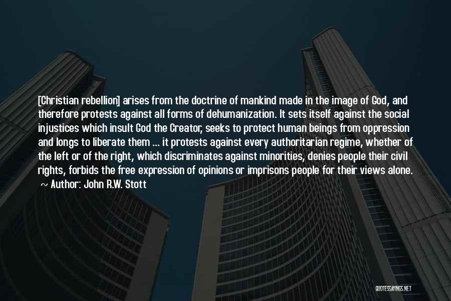 Protect Minorities Quotes By John R.W. Stott