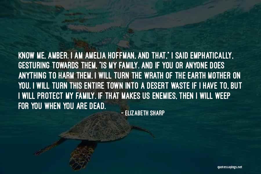 Protect Mother Earth Quotes By Elizabeth Sharp