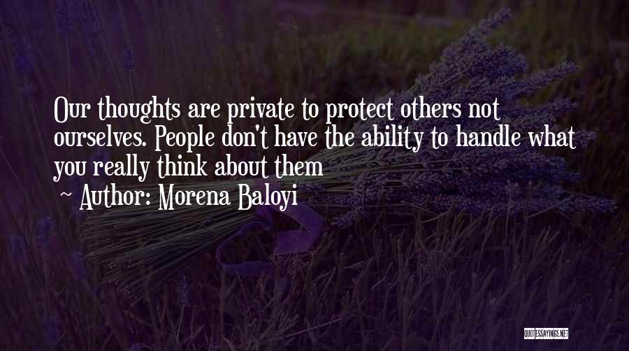 Protect Nature Quotes By Morena Baloyi