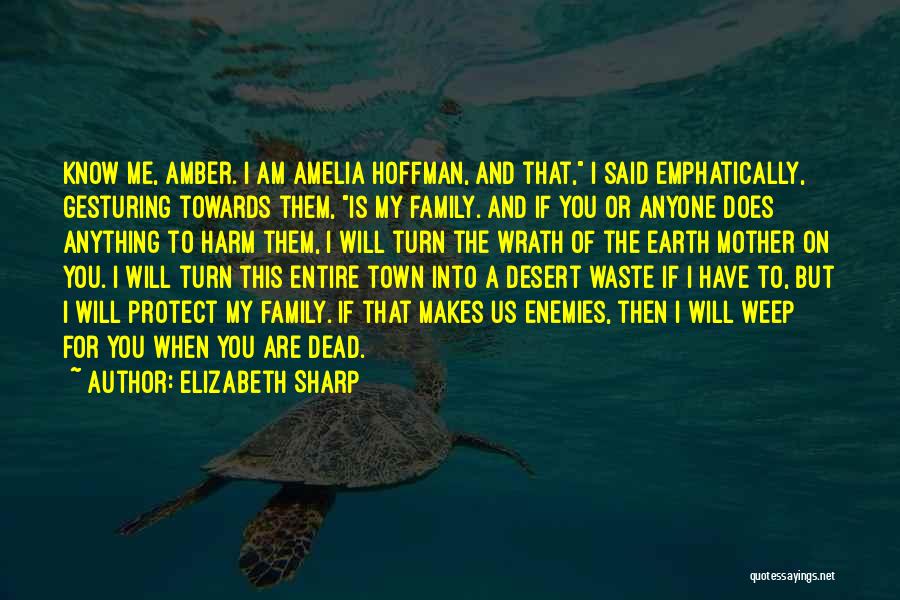 Protect Our Mother Earth Quotes By Elizabeth Sharp