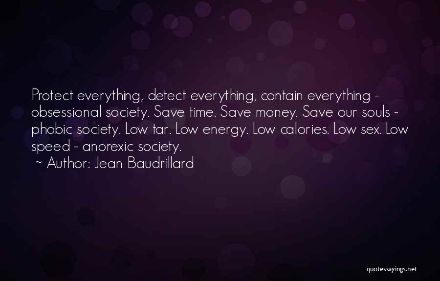Protect Your Energy Quotes By Jean Baudrillard