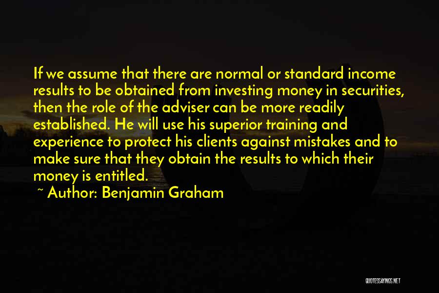 Protect Your Money Quotes By Benjamin Graham