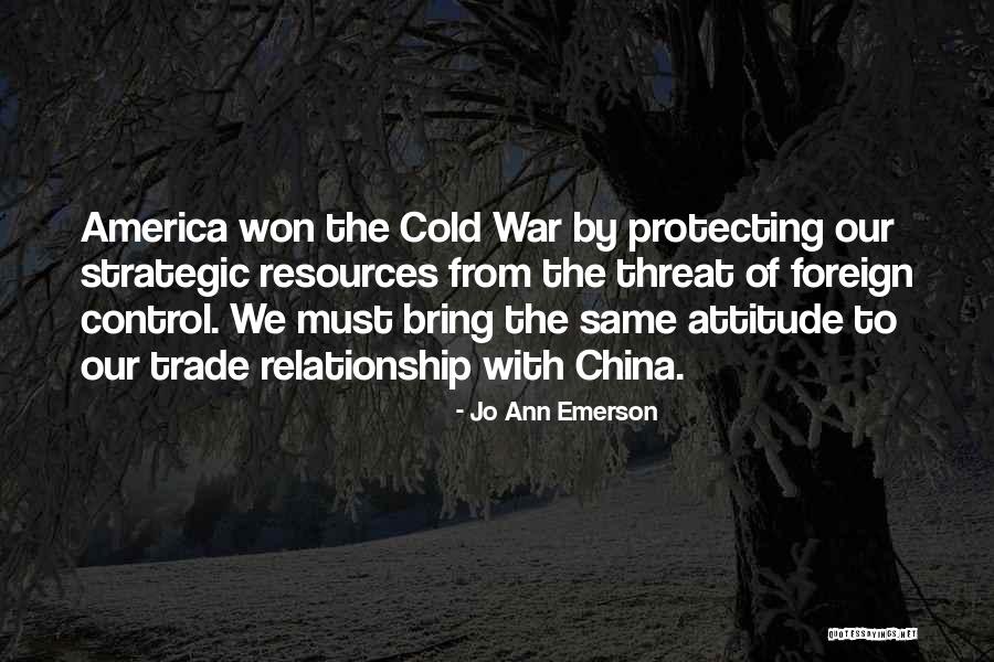 Protecting America Quotes By Jo Ann Emerson