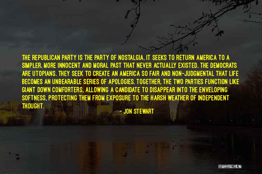 Protecting America Quotes By Jon Stewart