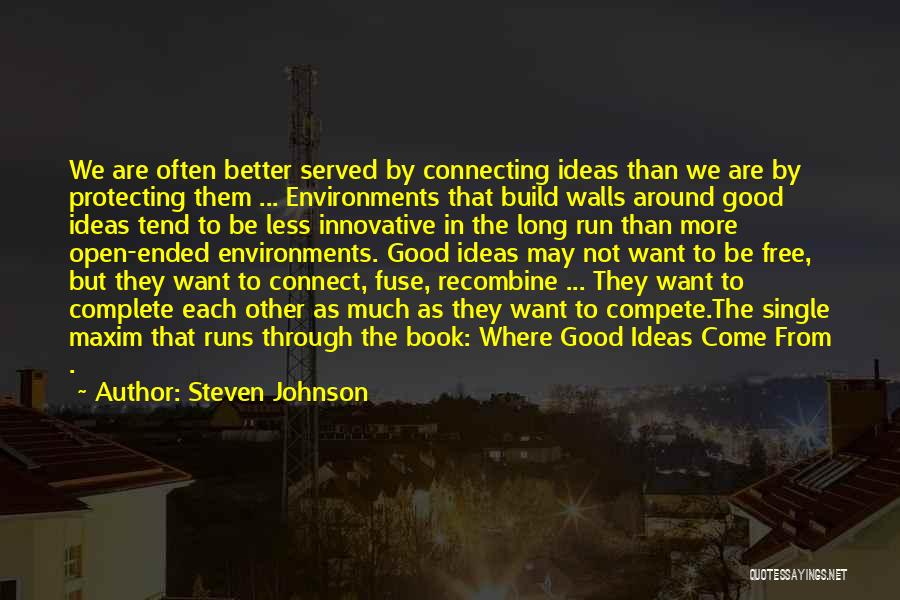 Protecting Each Other Quotes By Steven Johnson