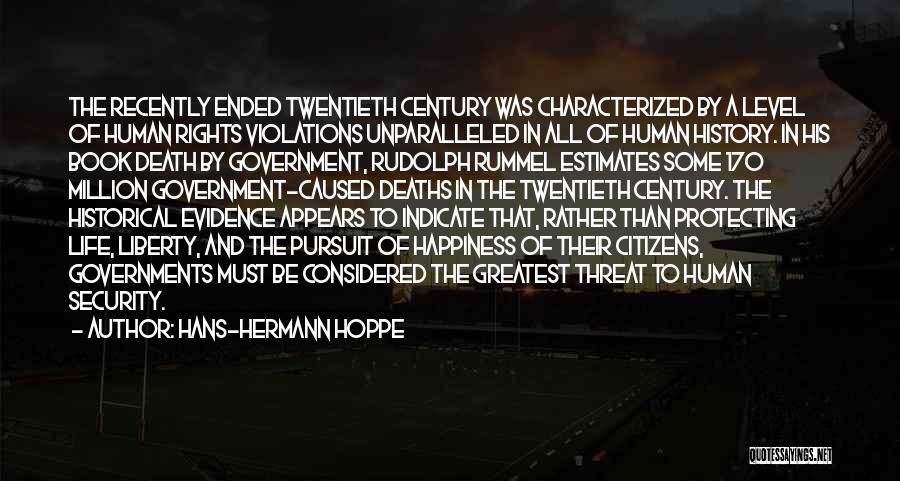 Protecting Rights Quotes By Hans-Hermann Hoppe