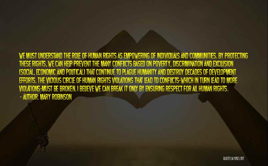 Protecting Rights Quotes By Mary Robinson