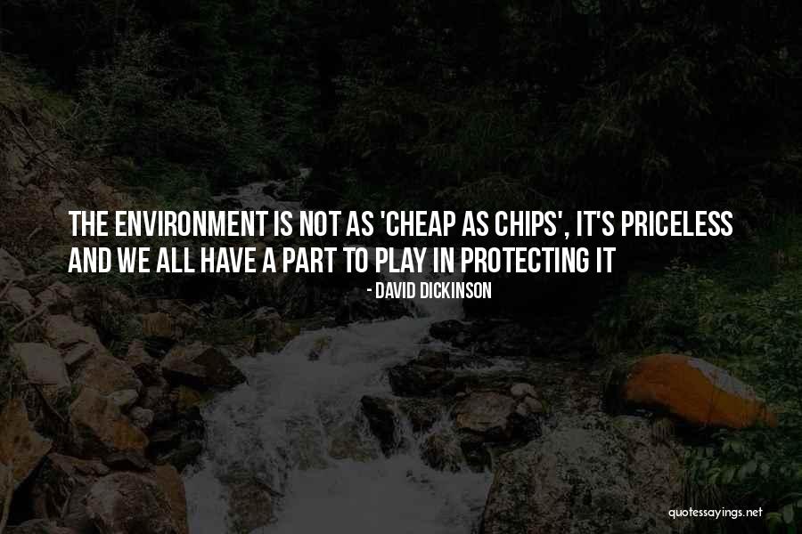 Protecting The Environment Quotes By David Dickinson