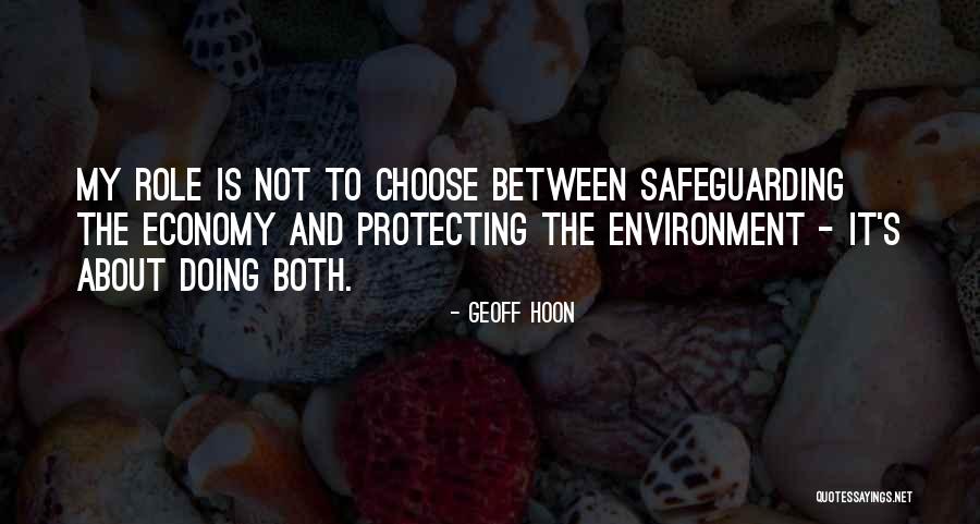 Protecting The Environment Quotes By Geoff Hoon