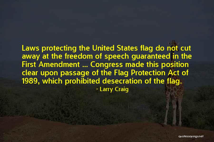 Protecting The United States Quotes By Larry Craig