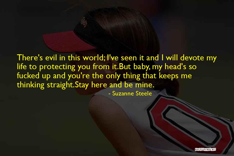 Protecting The World Quotes By Suzanne Steele