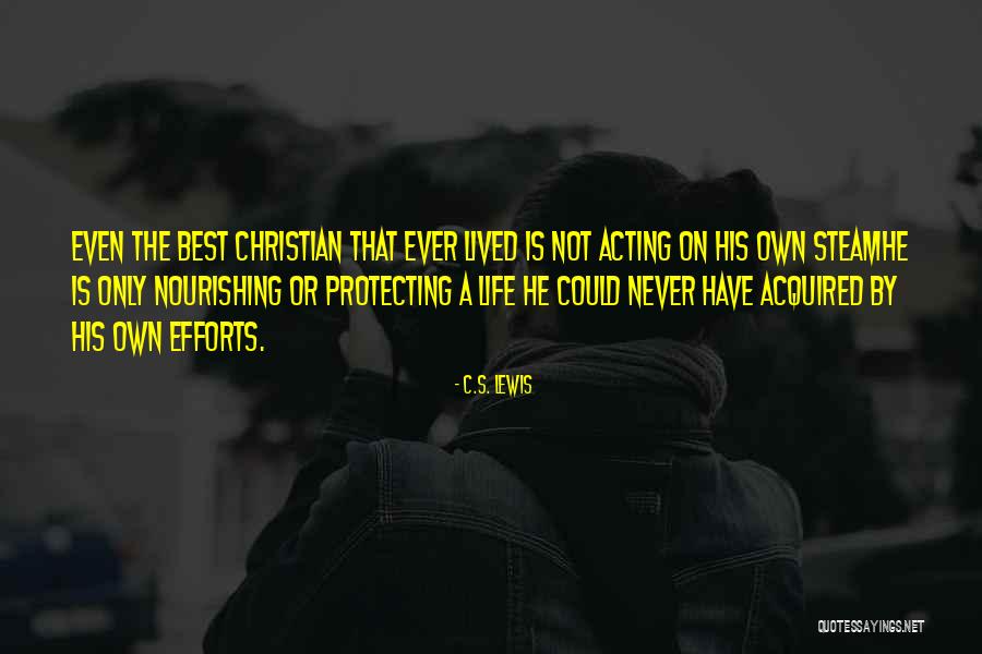 Protecting Your Life Quotes By C.S. Lewis