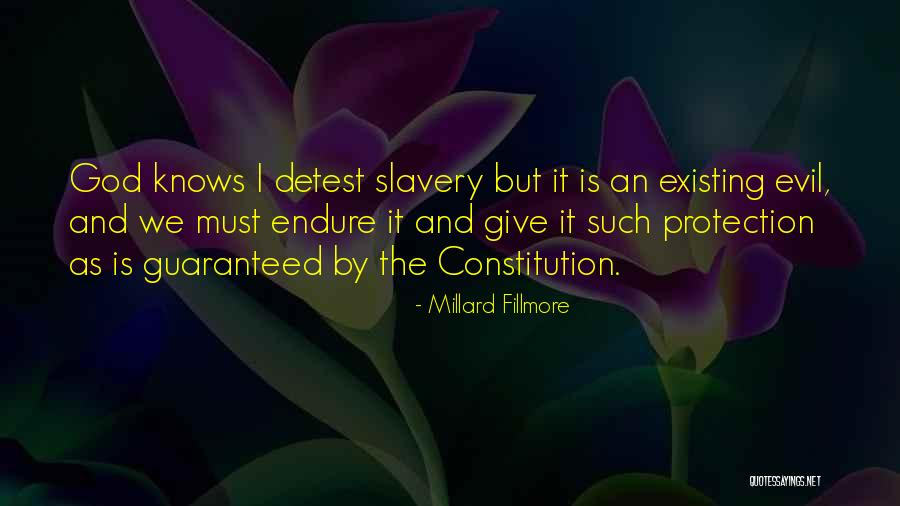 Protection From Evil Quotes By Millard Fillmore