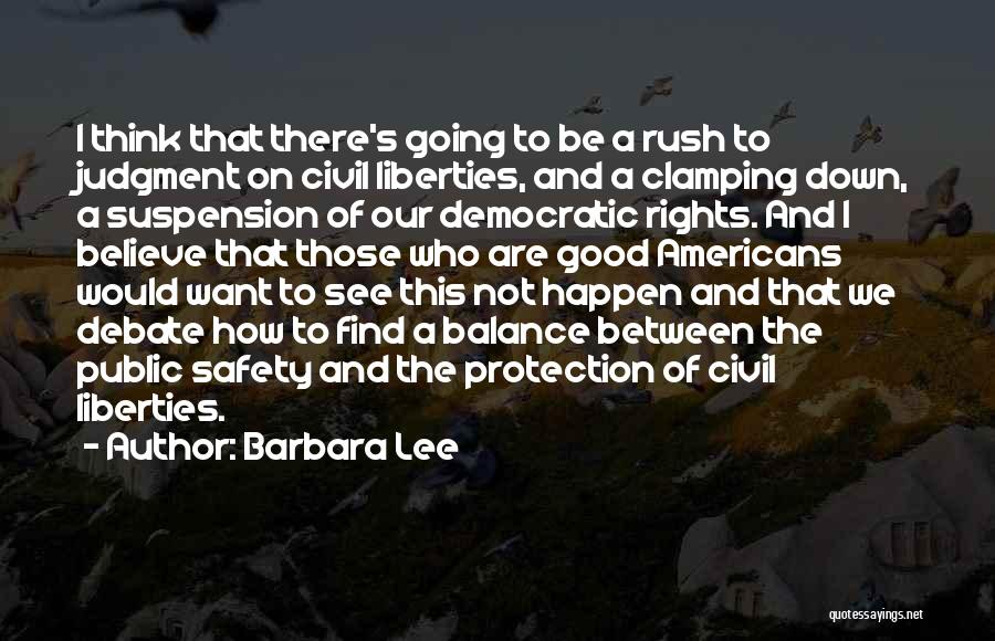 Protection Of Rights Quotes By Barbara Lee