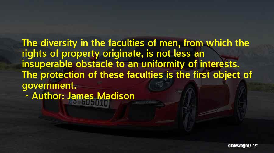 Protection Of Rights Quotes By James Madison