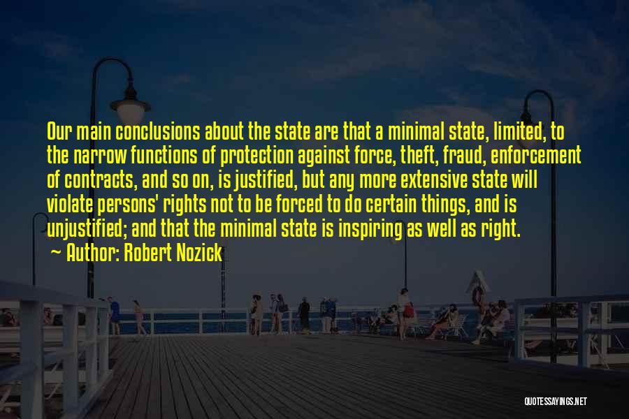 Protection Of Rights Quotes By Robert Nozick