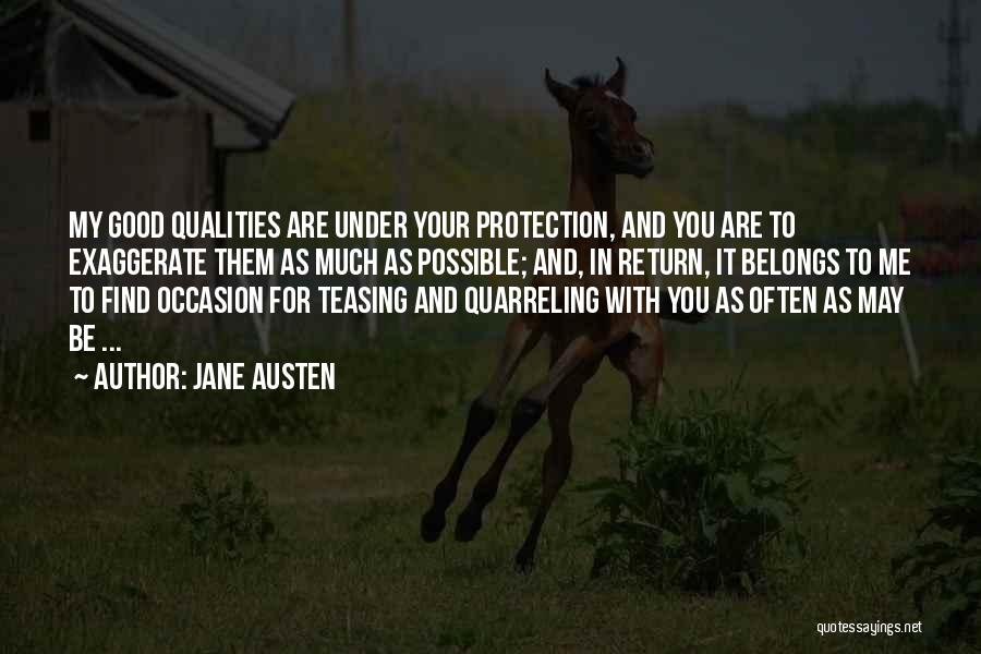 Protection Quotes By Jane Austen
