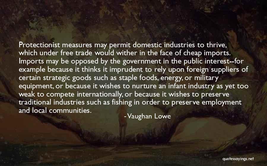 Protectionist Trade Quotes By Vaughan Lowe Protectionist Trade Quotes By Vaughan Lowe