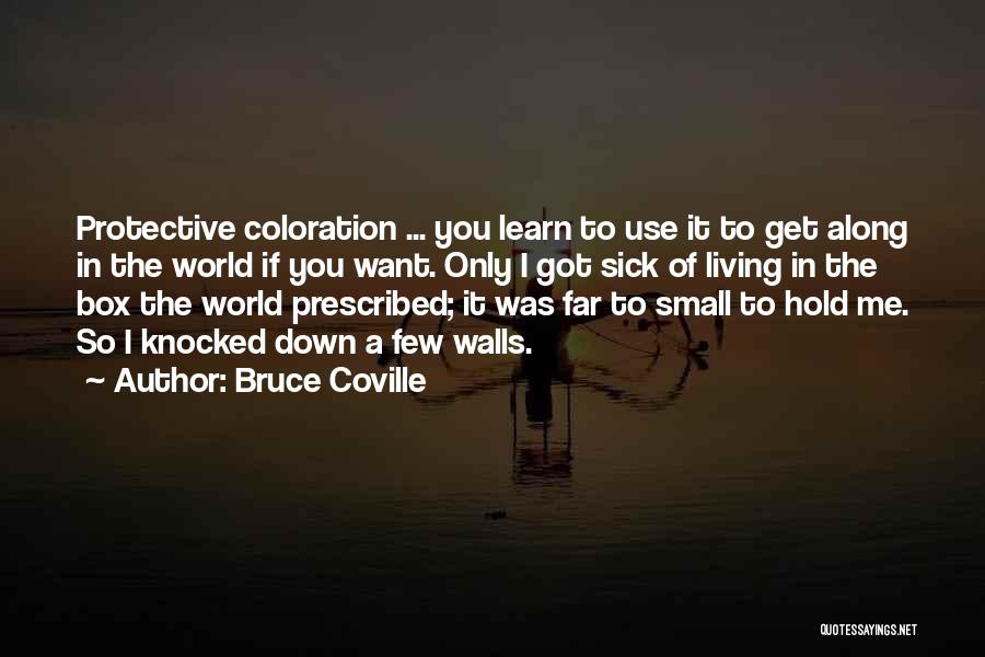 Protective Walls Quotes By Bruce Coville