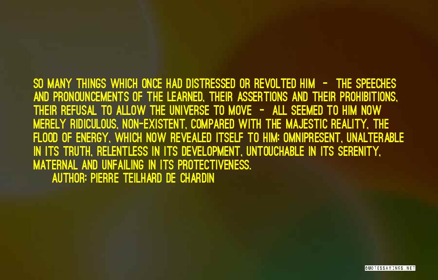 Protectiveness Quotes By Pierre Teilhard De Chardin