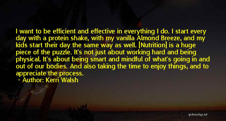 Protein Shake Quotes By Kerri Walsh