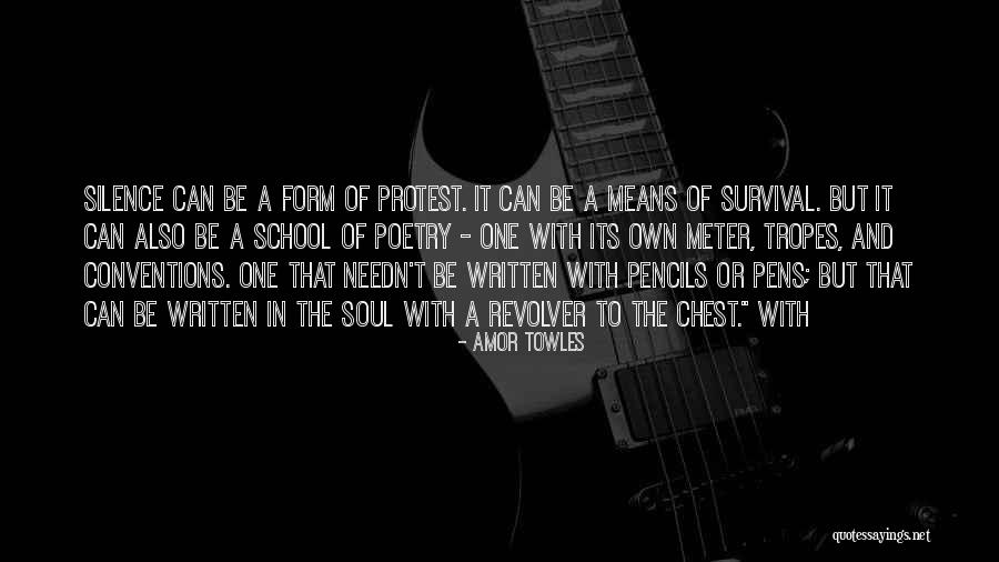Protest Poetry Quotes By Amor Towles Protest Poetry Quotes By Amor Towles
