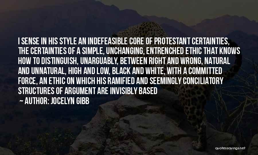 Protestant Ethic Quotes By Jocelyn Gibb
