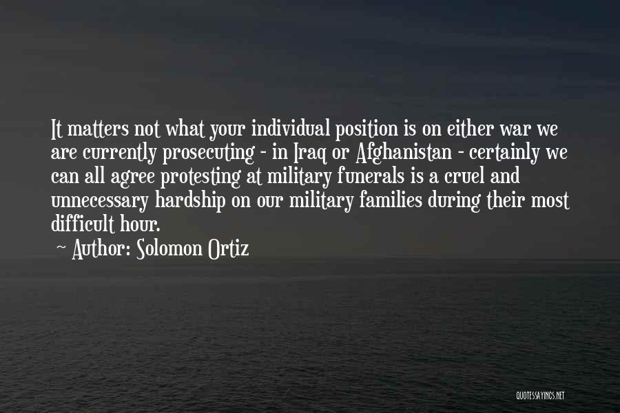 Protesting Quotes By Solomon Ortiz