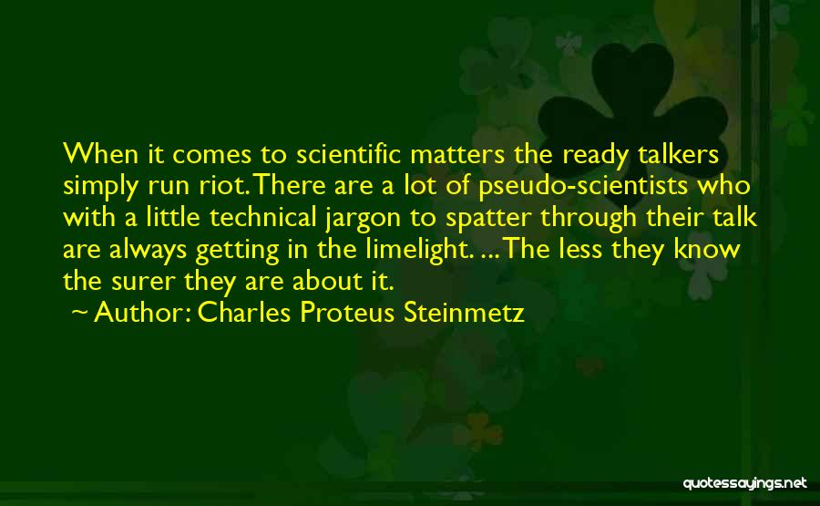 Proteus Quotes By Charles Proteus Steinmetz