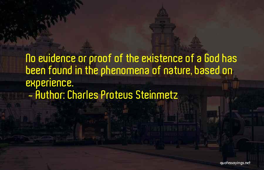 Proteus Quotes By Charles Proteus Steinmetz