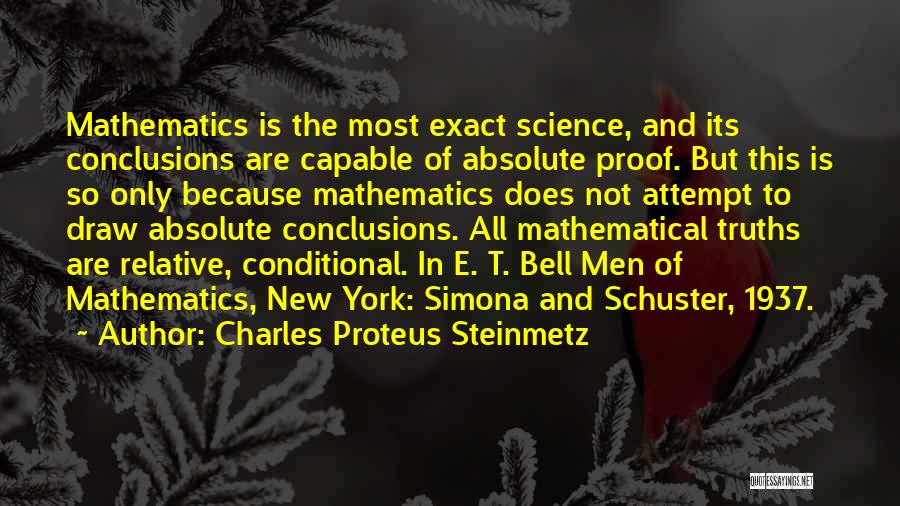 Proteus Quotes By Charles Proteus Steinmetz