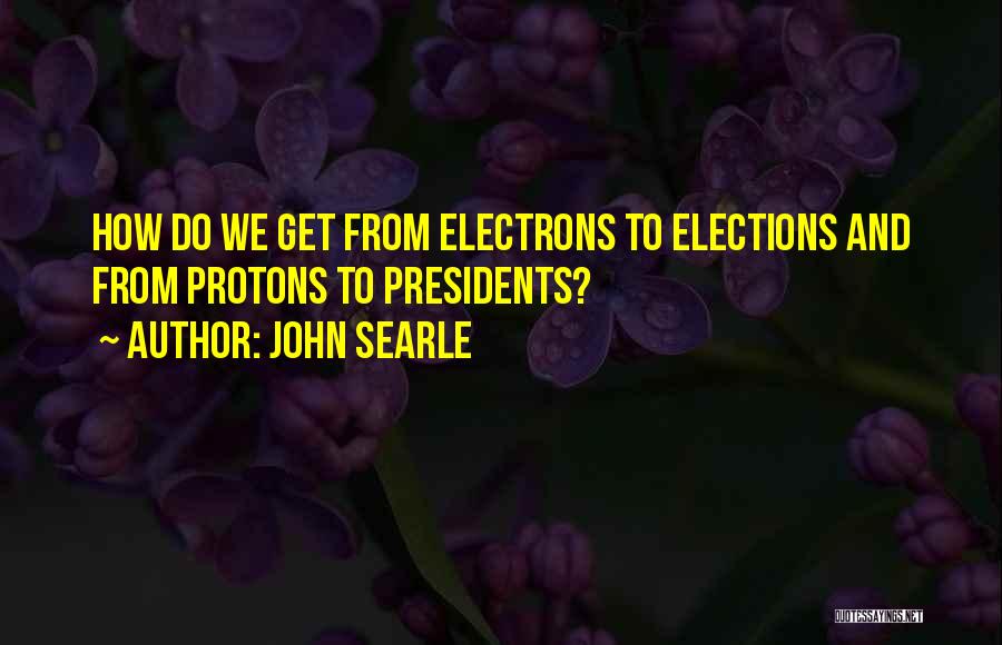 Proton Quotes By John Searle