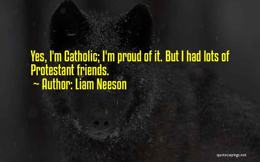 Proud Friends Quotes By Liam Neeson